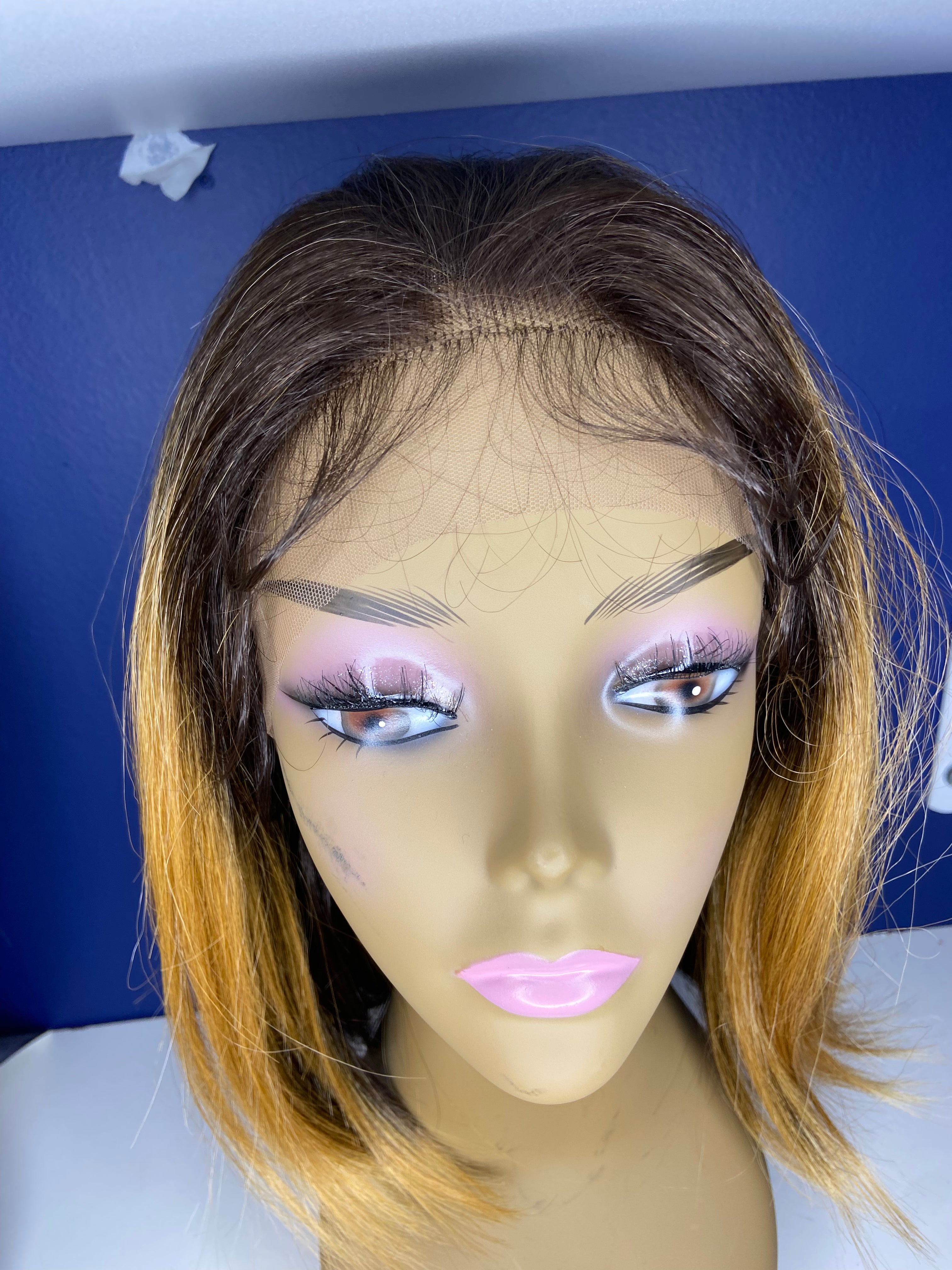 Synthetic 4by4 Glueless Lace wig